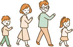 家族のイラスト