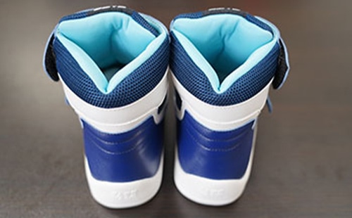 サスウォーク補正ハイカットシューズ｜踵部分の画像